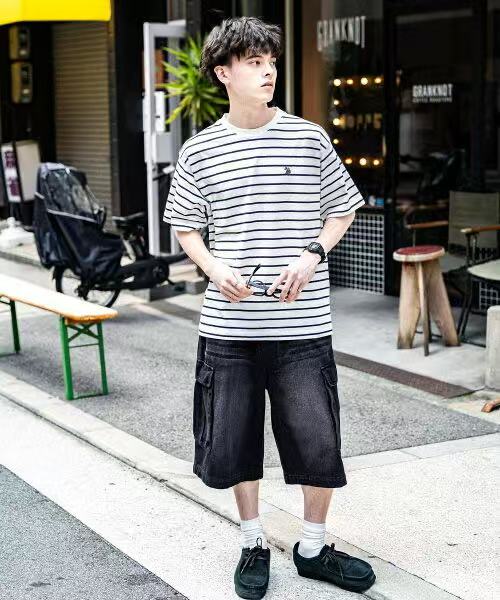 日本直送U.S. POLO ASSN. One Point Logo Short Sleeve Tee - HLY & CHOCCICO