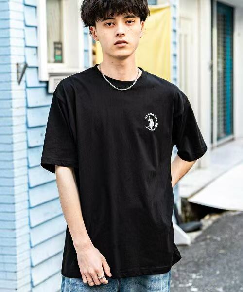 日本直送U.S. POLO ASSN. One Point Logo Short Sleeve Tee - HLY & CHOCCICO