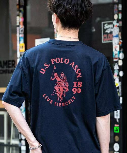 日本直送U.S. POLO ASSN. One Point Logo Short Sleeve Tee - HLY & CHOCCICO