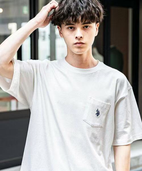 日本直送U.S. POLO ASSN. One Point Logo Short Sleeve Tee - HLY & CHOCCICO