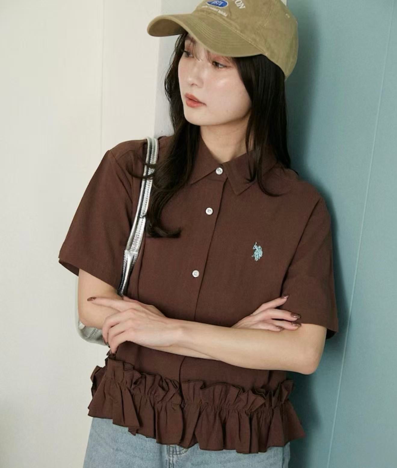 日本直送🎖️ 別注 U.S. POLO ASSN Ruffle Shirt (日本5月尾開始發貨) - HLY & CHOCCICO