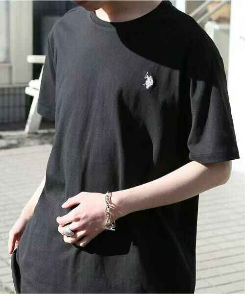 日本直送🌟 U.S. POLO ASSN Unisex Polo Logo Embroidered Tee 🌟