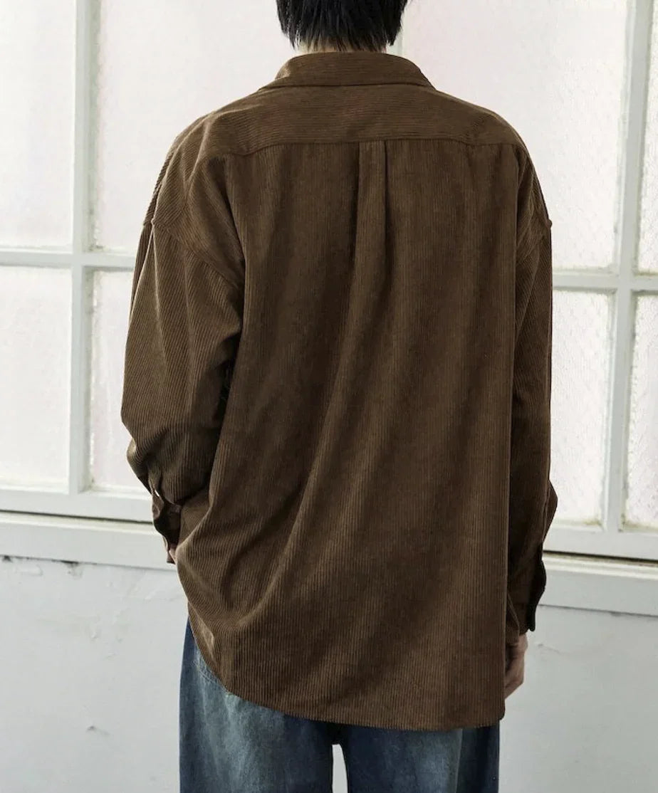 日本直送U.S. POLO ASSN.Embroidered Corduroy Shirt 限量版 - HLY & CHOCCICO