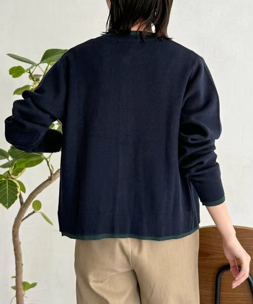 日本直送US Polo Faux Layered Sweat - Like Cardigan - HLY & CHOCCICO