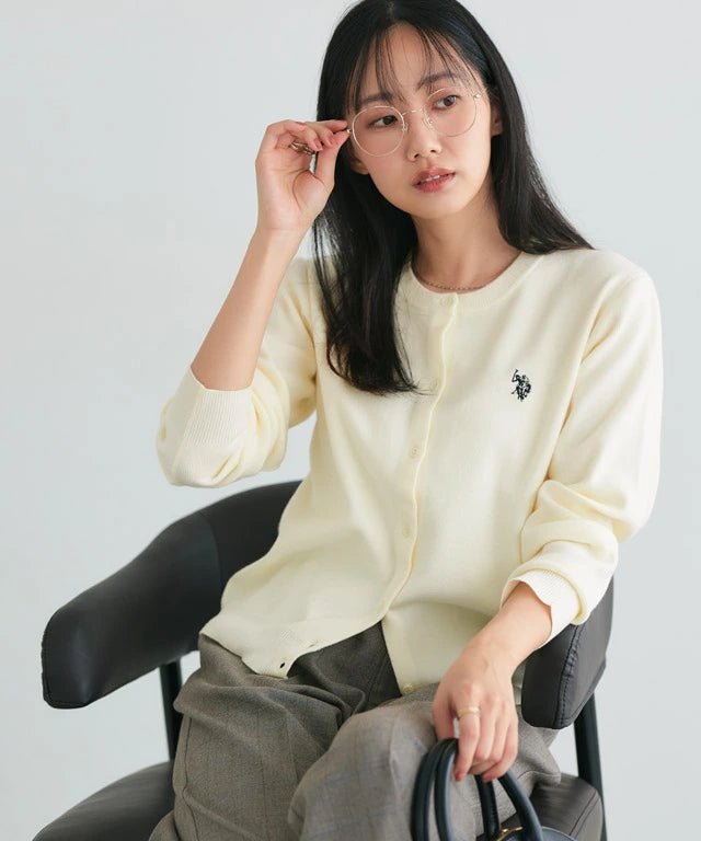 🌟數量有限 售完即止🌟 日本直送U.S.POLO ASSN. Knit Cardigan - HLY & CHOCCICO