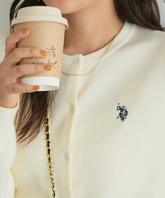 🌟數量有限 售完即止🌟 日本直送U.S.POLO ASSN. Knit Cardigan - HLY & CHOCCICO
