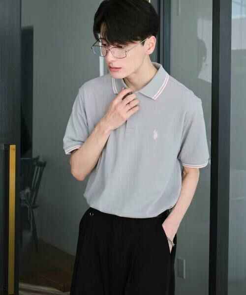 日本直送USPOLO Line Polo Shirt