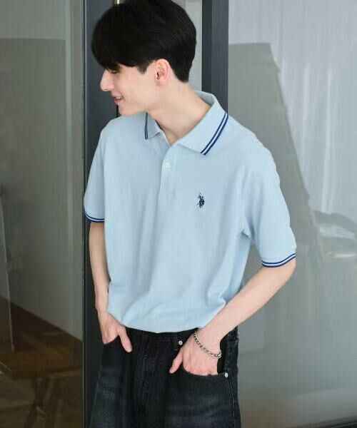 日本直送USPOLO Line Polo Shirt