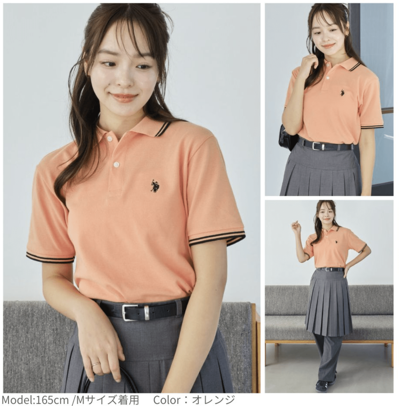 日本直送USPOLO Line Polo Shirt - HLY & CHOCCICO