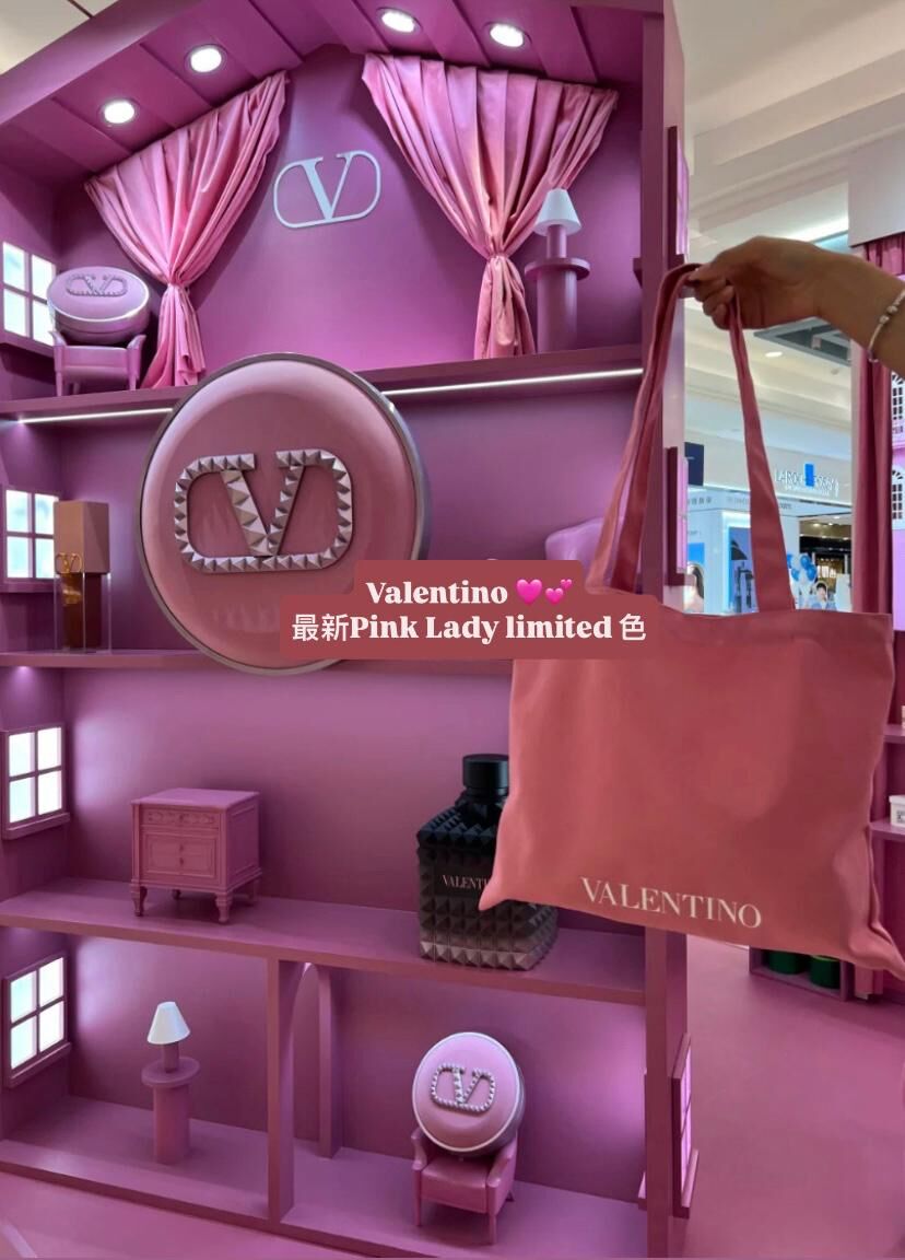Valentino 最新少女心💕Tote Pink Lady 色 HLY & CHOCCICO