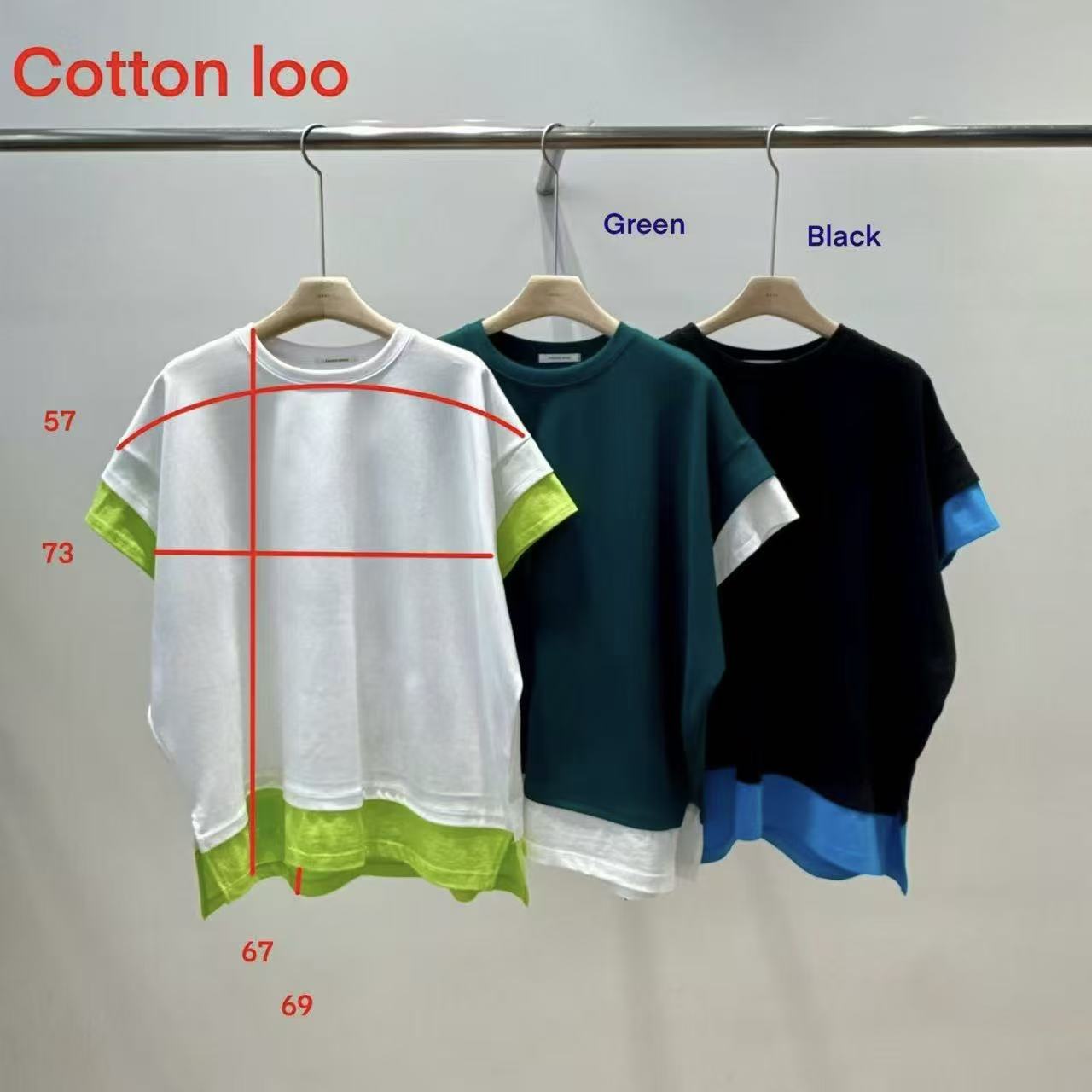 韓國直送Vibrant Trim T-Shirt - HLY & CHOCCICO