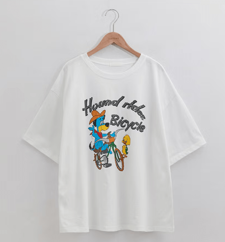 韓國直送Vintage Character Tee - HLY & CHOCCICO