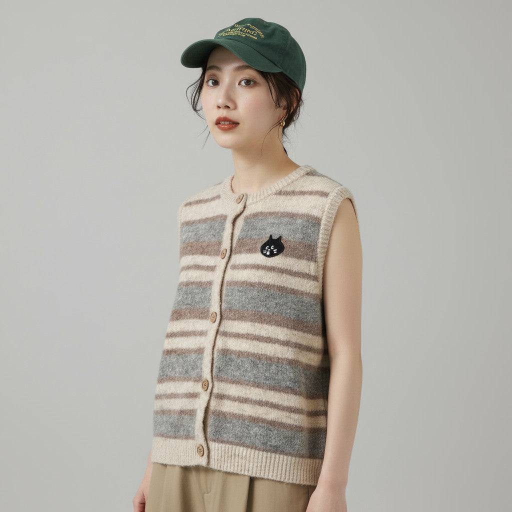 Ne-net NYA Patterned Vest - HLY & CHOCCICO