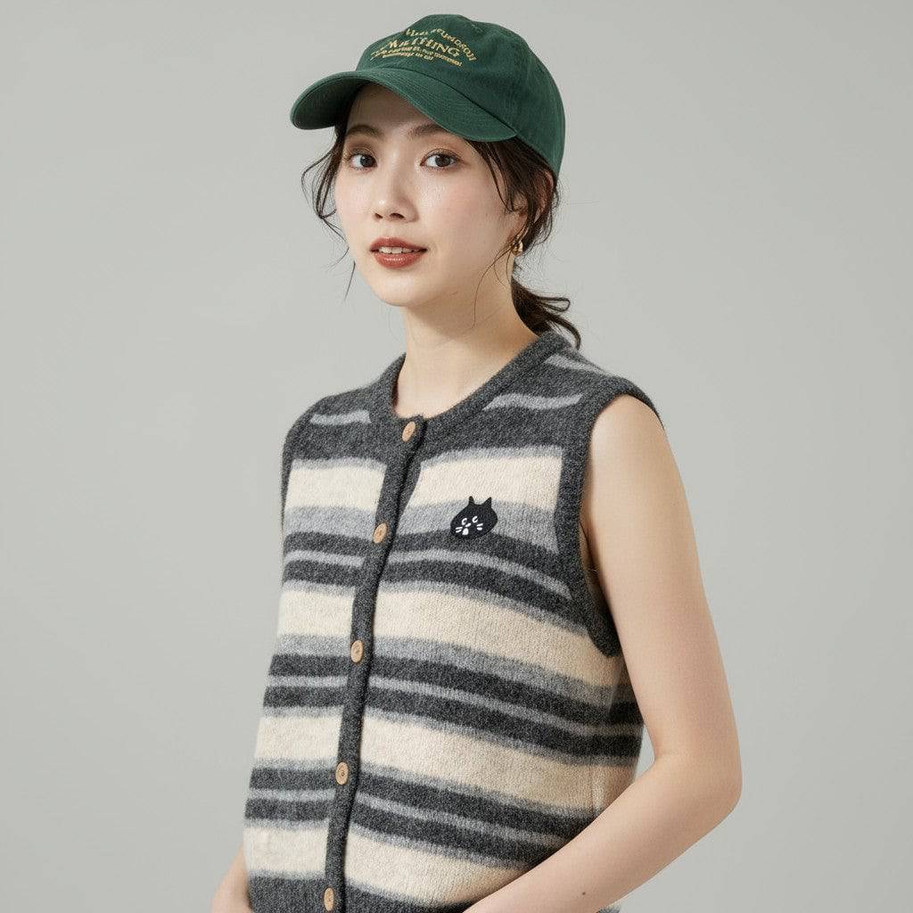 Ne-net NYA Patterned Vest - HLY & CHOCCICO