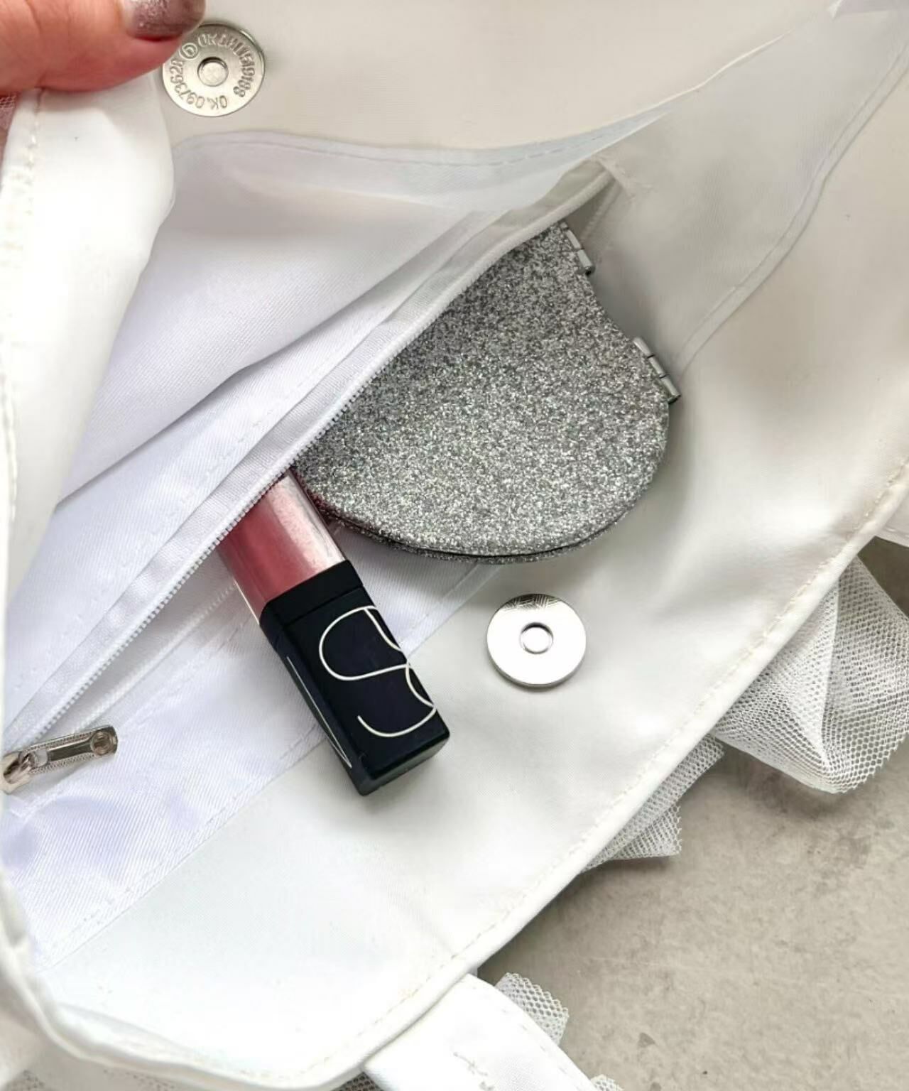 日本直送Volume tulle tote bag - HLY & CHOCCICO