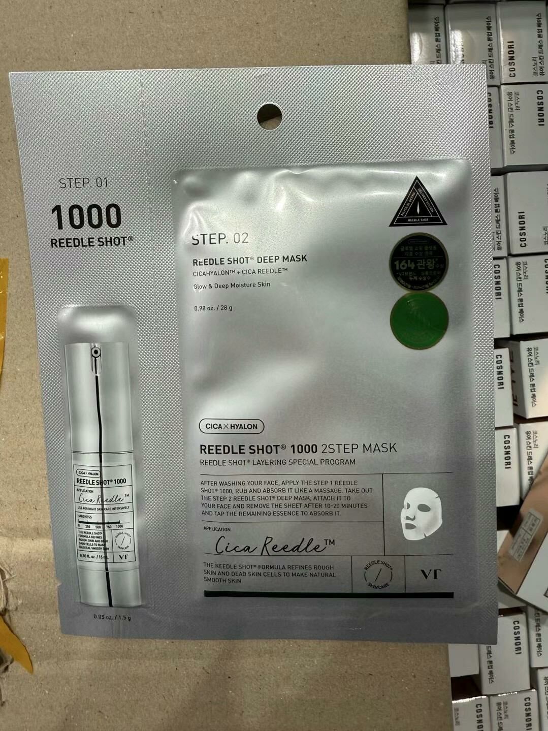 韓國 VT積雪草微針精華面膜兩部曲🤍| VT Reedle Shot 2 STEP Mask💉 ❤4款微針選擇 (1套4片) - HLY & CHOCCICO