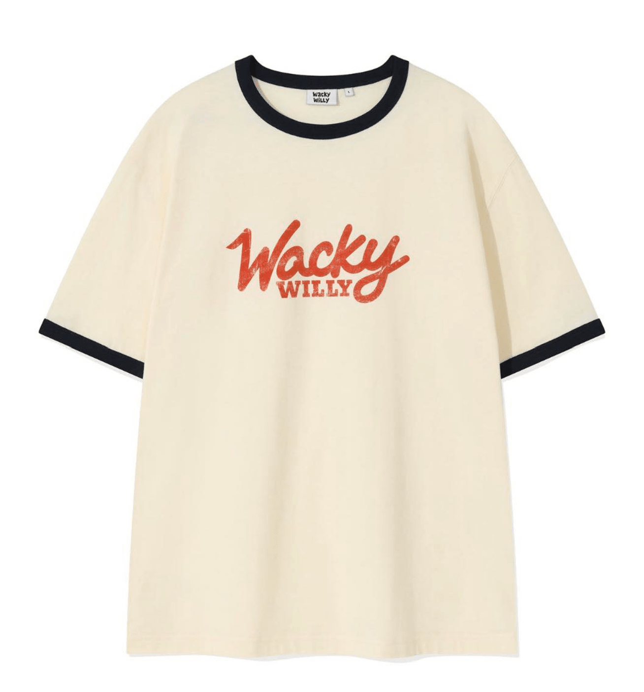 韓國直送Wacky WillyTypo Ringer Short Sleeve Tee - HLY & CHOCCICO