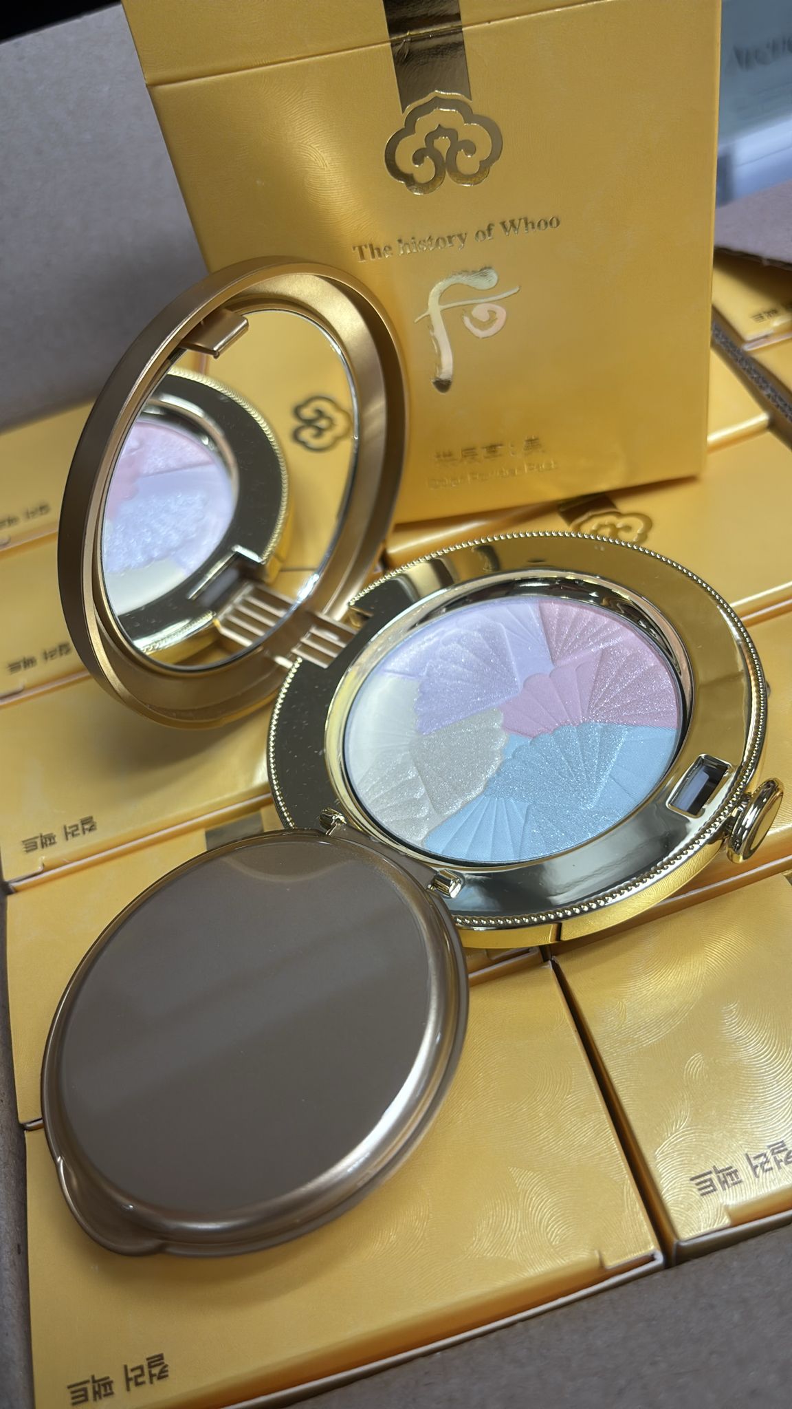 WHOO 后 拱辰享美多彩彩色修容粉餅珠光乾粉13g腮紅 高光 HLY & CHOCCICO