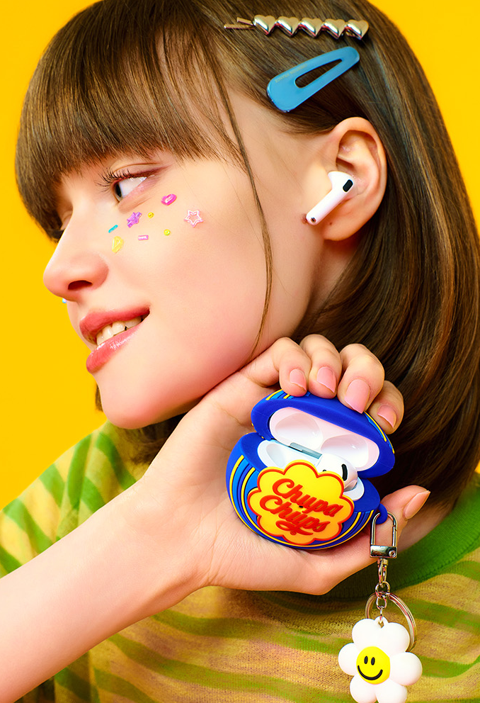 韓國直送Wiggle Wiggle ✖️ Chupa Chups AirPods Case ( 2色 ) - HLY & CHOCCICO