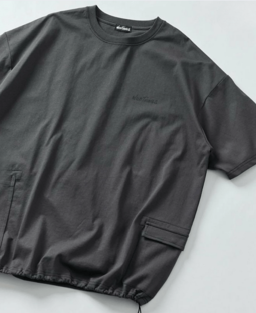 日本直送 Wild Things × Freak's Store Big Silhouette Side Pocket Crew Neck Tee HLY & CHOCCICO