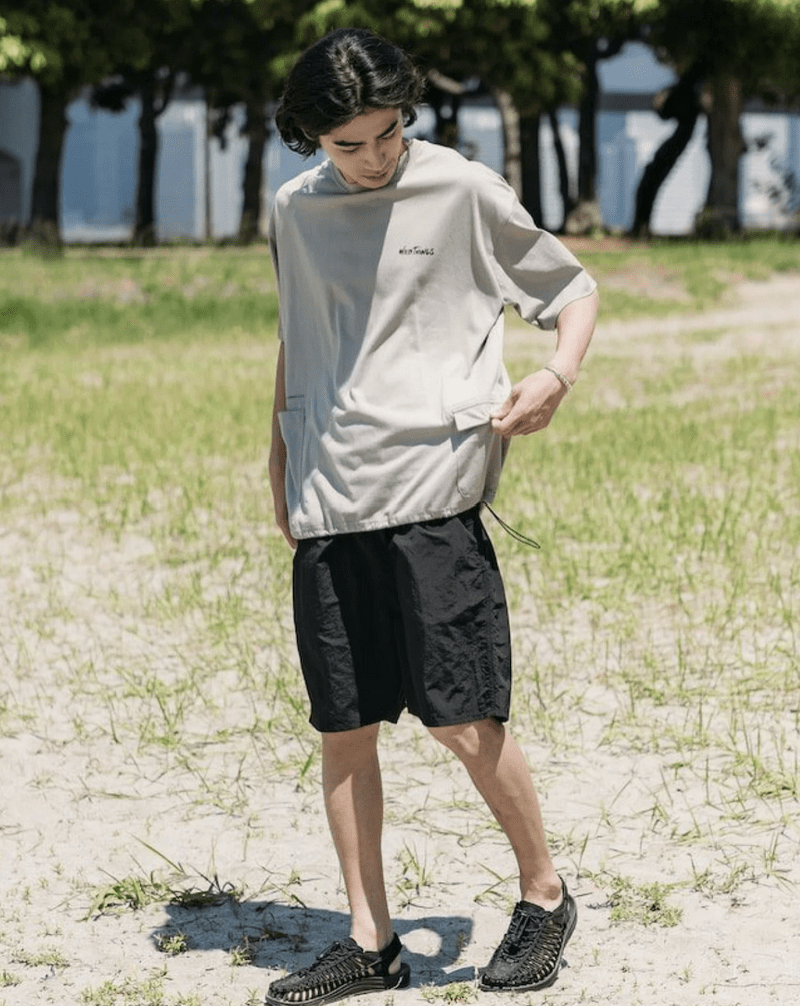 日本直送 Wild Things × Freak's Store Big Silhouette Side Pocket Crew Neck Tee HLY & CHOCCICO