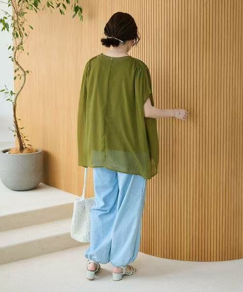 日本直送Yang Liu Docking French Pullover HLY & CHOCCICO