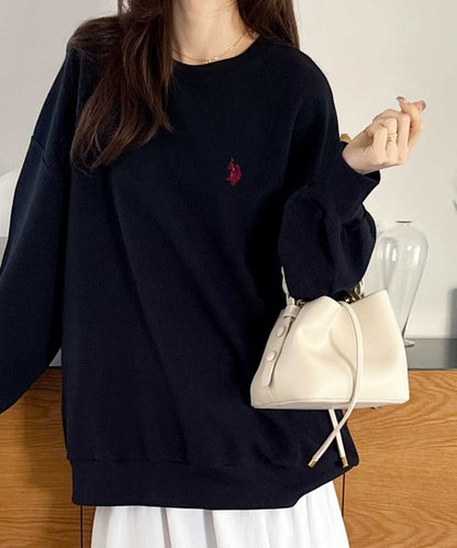日本直送【U.S. POLO ASSN.】Oversized Waffle Top
