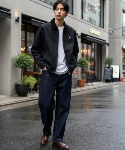 日本直送【U.S. POLO ASSN.】Corduroy Collar Drawstring Jacket - Unisex