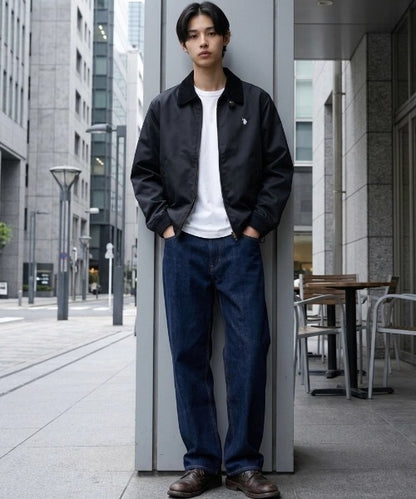 日本直送【U.S. POLO ASSN.】Corduroy Collar Drawstring Jacket - Unisex