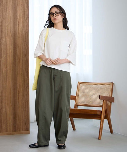 日本直送The Craft Crew Oversized Cropped Pocket Tee