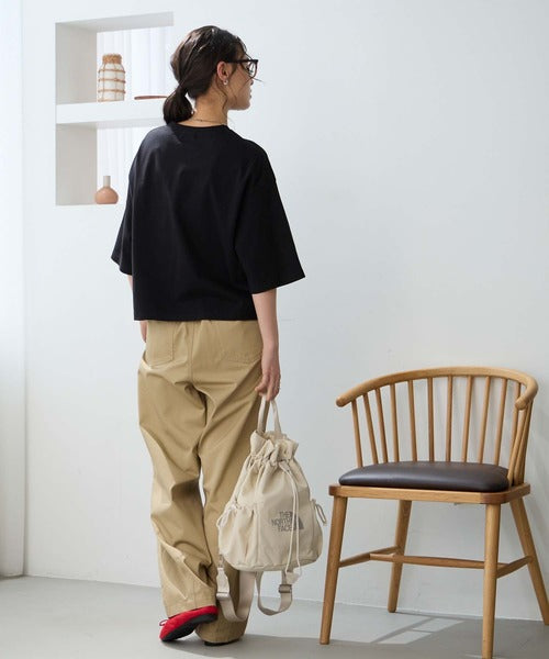 日本直送The Craft Crew Oversized Cropped Pocket Tee
