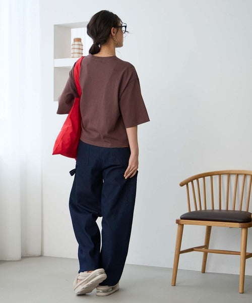 日本直送The Craft Crew Oversized Cropped Pocket Tee