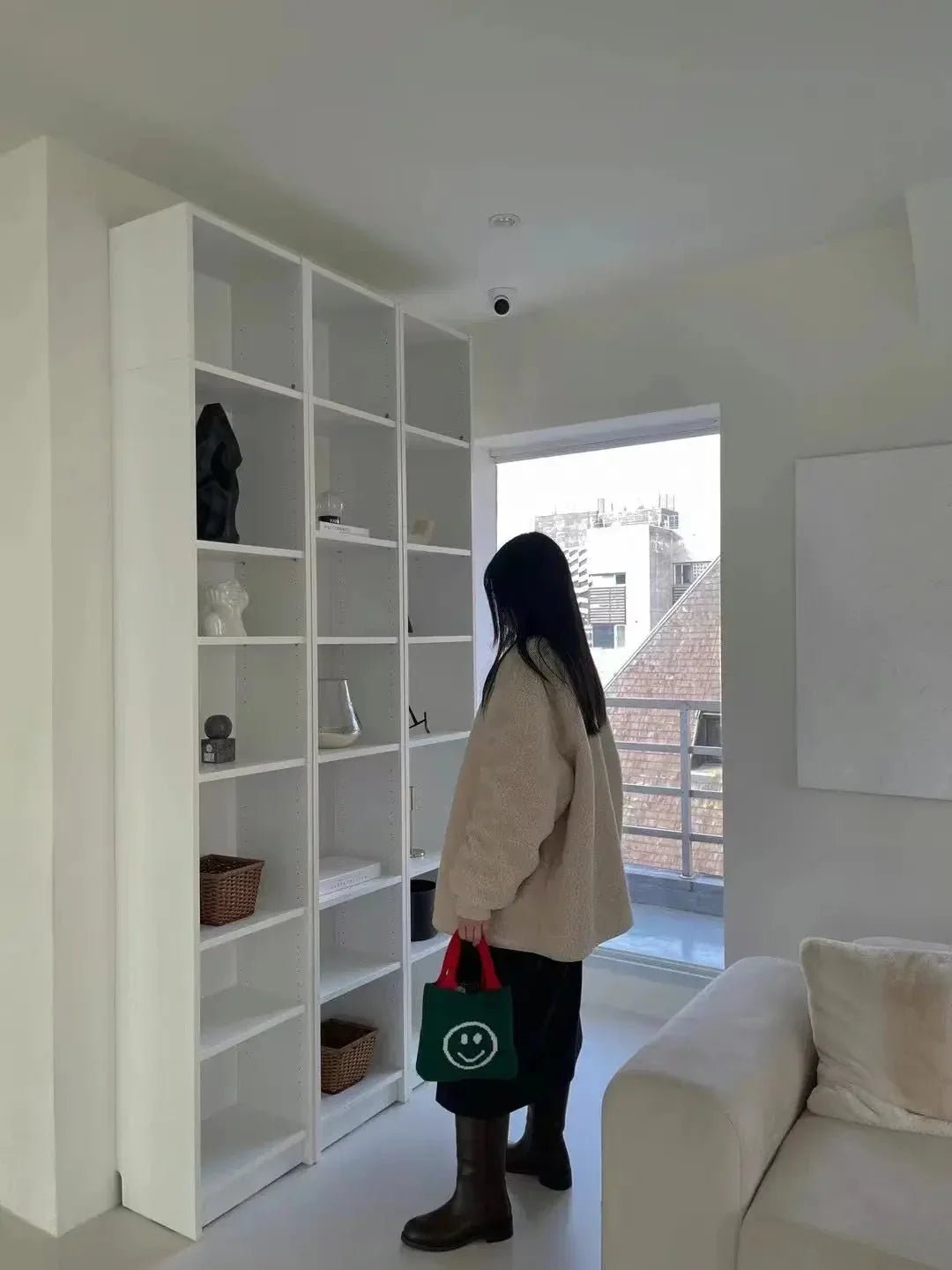 【一口價$108/個】🇰🇷韓國直送🇰🇷 Smile Knit Bag (3color) - HLY &amp; CHOCCICO