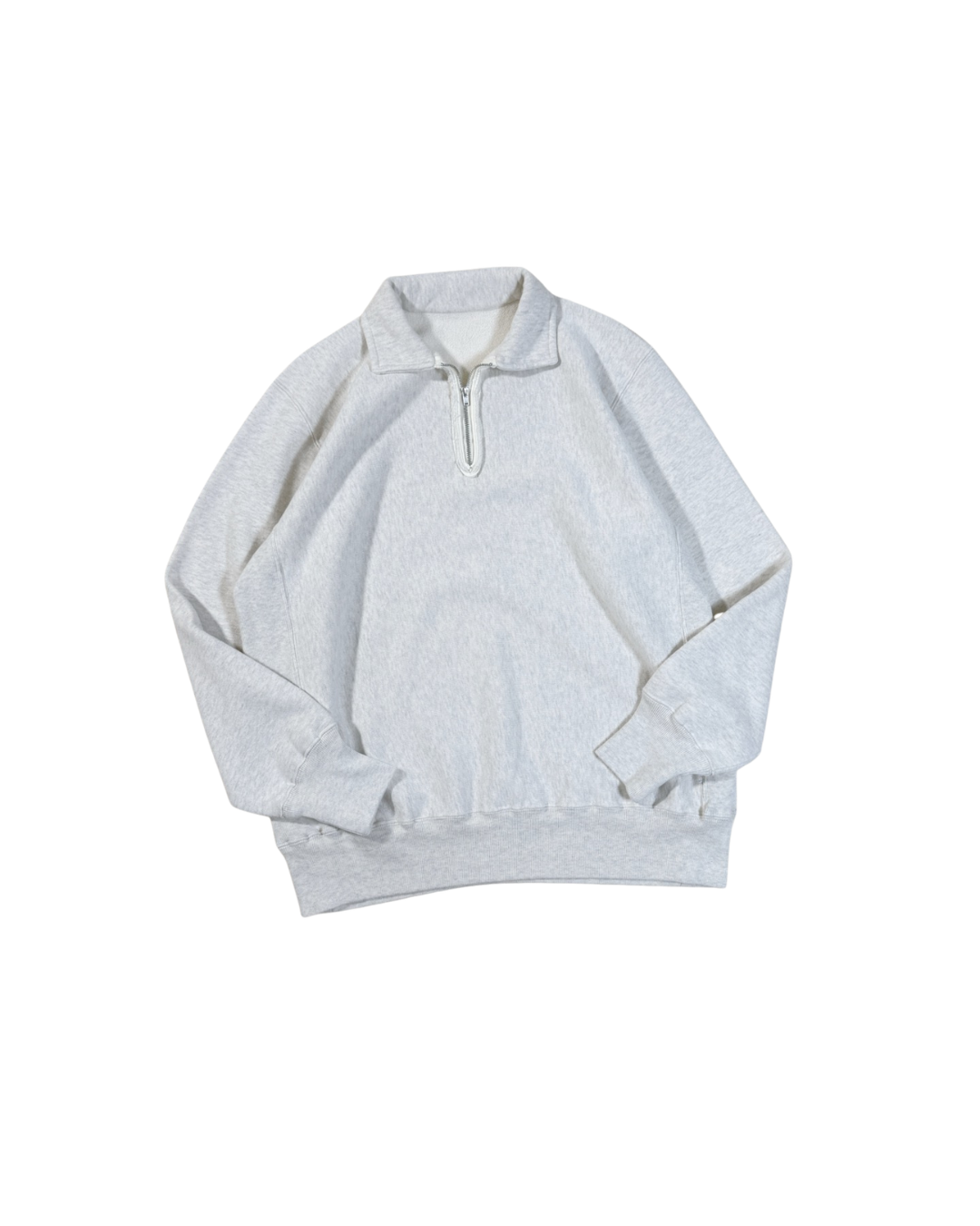 A.PRESSE Vintage Half Zip Sweat Shirt - HLY &amp; CHOCCICO