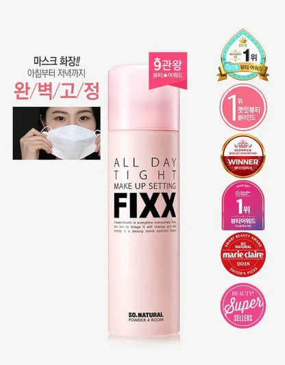 【一口價$148/支】韓國SO NATURAL - FIXX定妝噴霧75ml - HLY &amp; CHOCCICO
