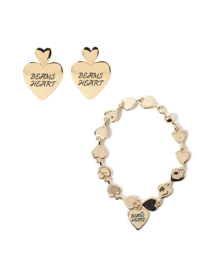 日本直送Beams Heart Logo Earrings / Bracelet