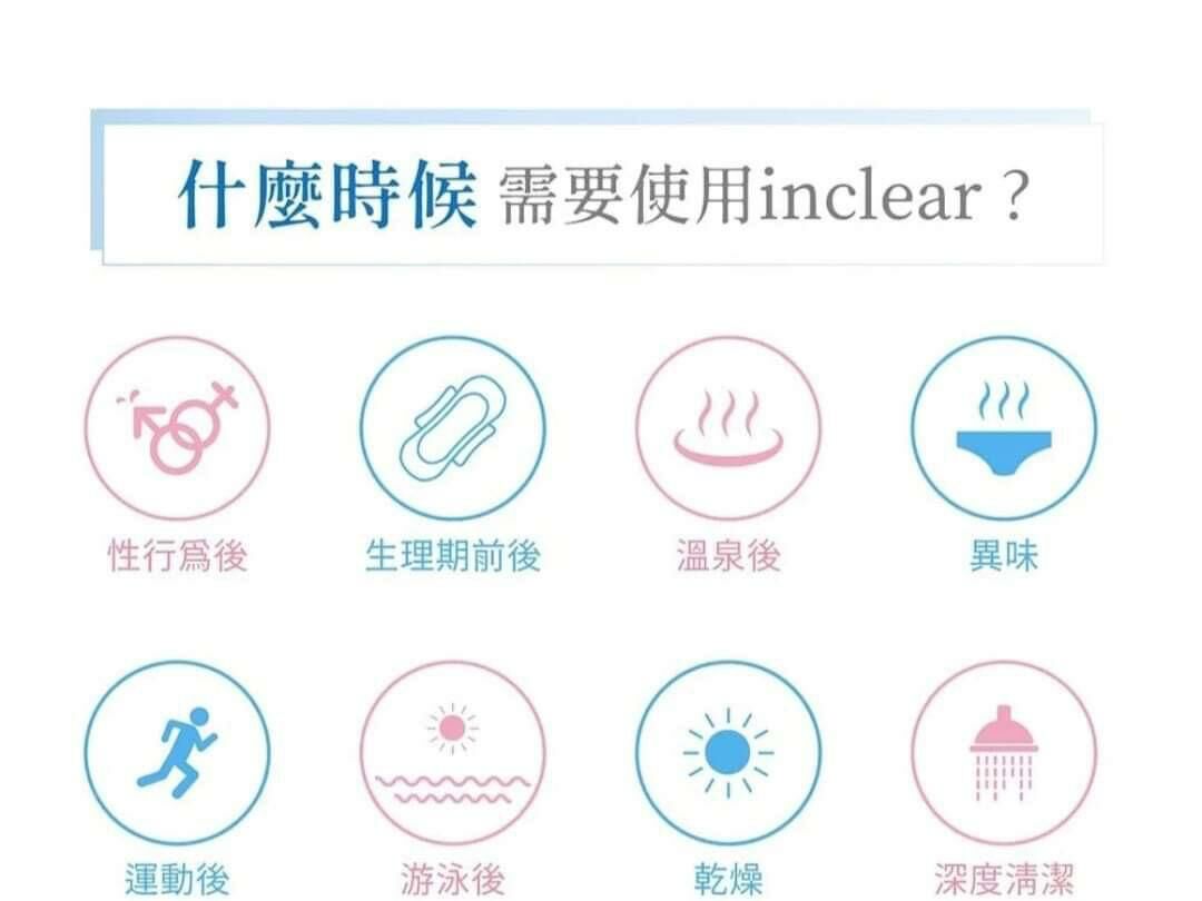 【一口價$175/盒】日本inclear 私處護理凝膠 HLY & CHOCCICO