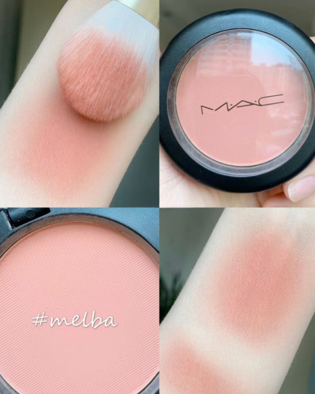 M.A.C Blush Soft Coral Peach 