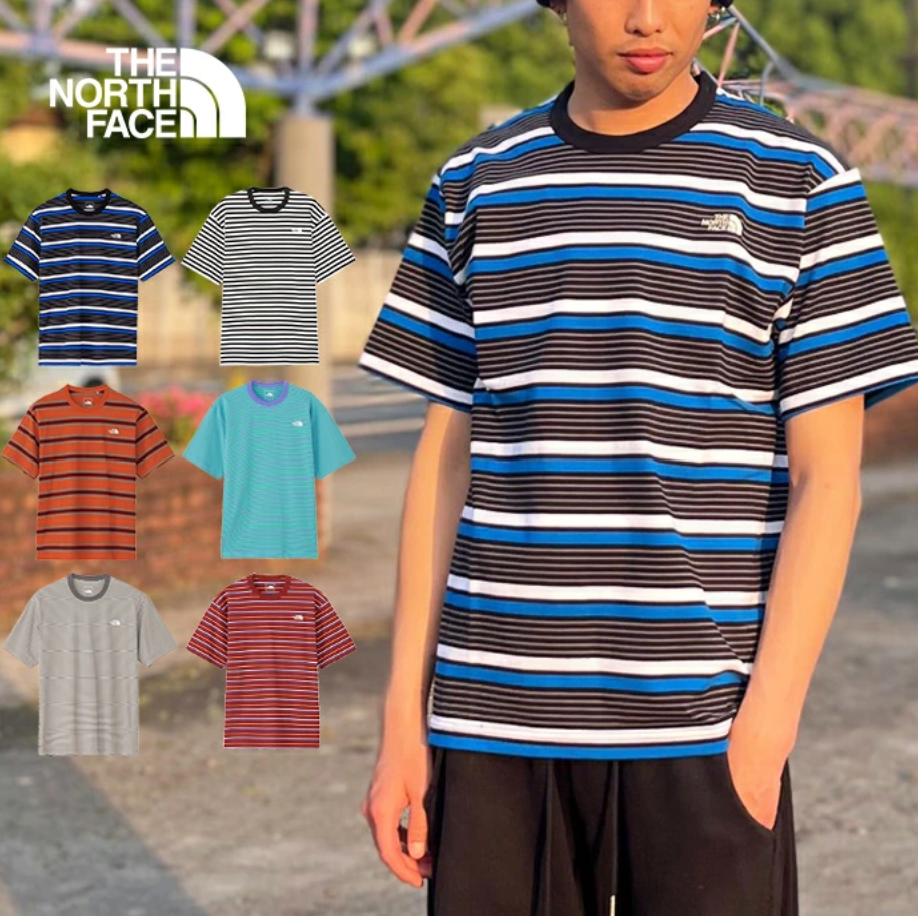 日本直送 TNF Multi Border Tee NT32455 (日版）