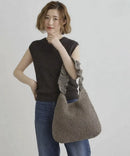 日本直送Frill Gather Paper One Shoulder grove