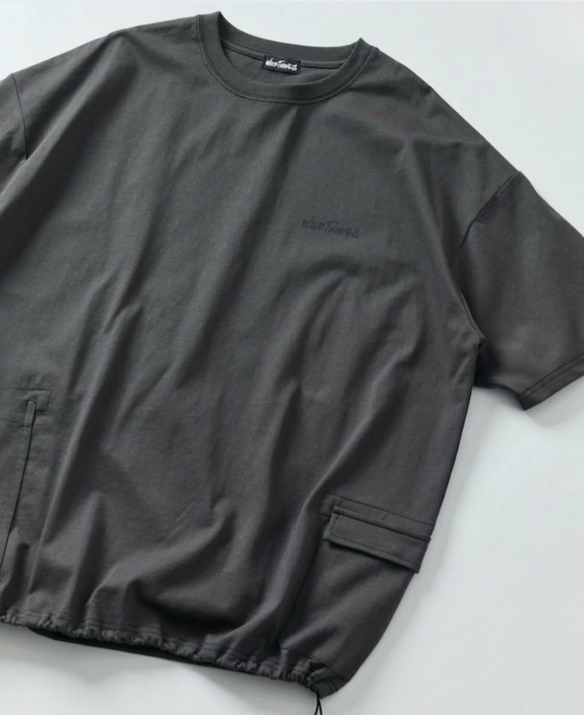 日本直送 Wild Things × Freak's  Store Big Silhouette Side Pocket Crew Neck Tee HLY & CHOCCICO