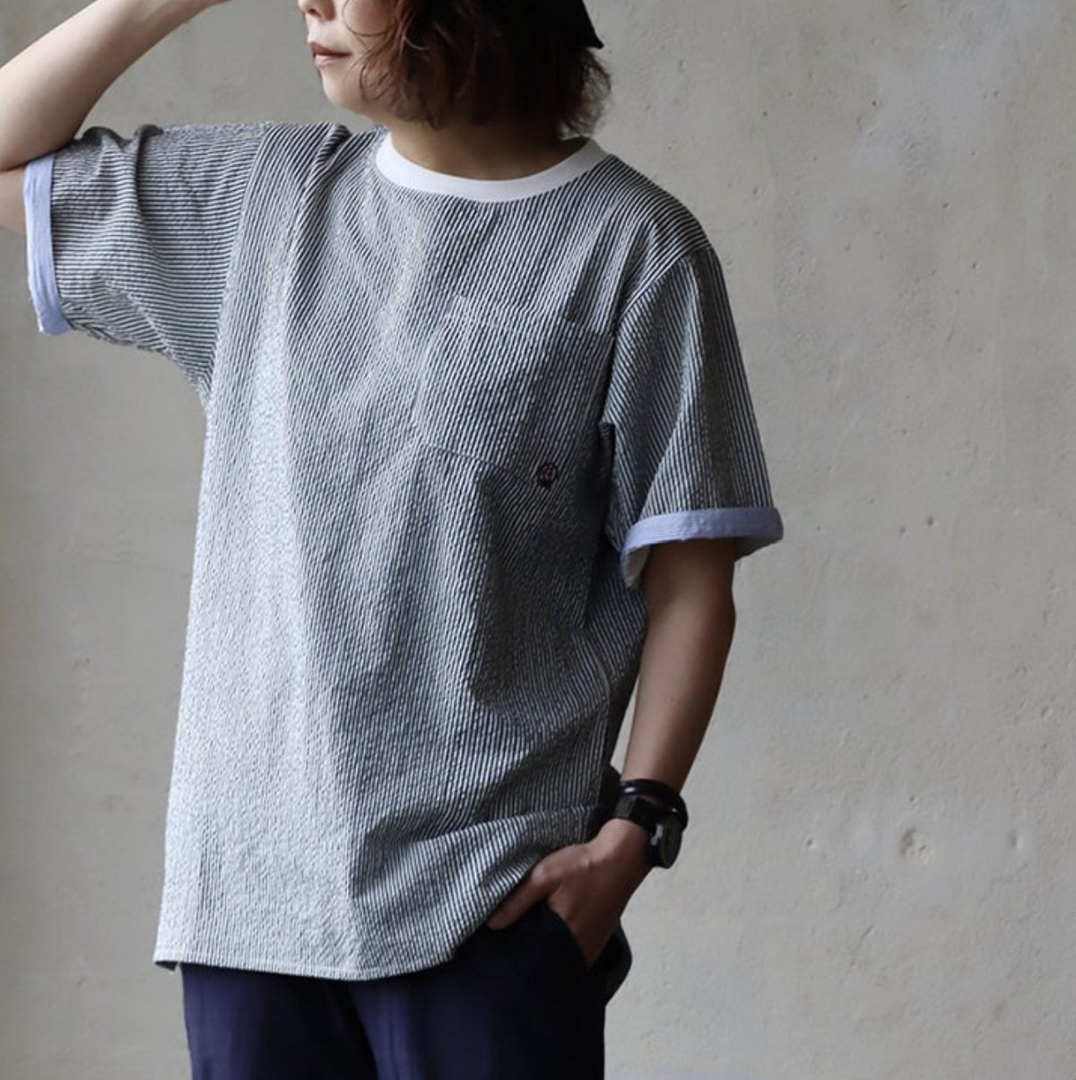 條紋 / Men's S (Women's M)