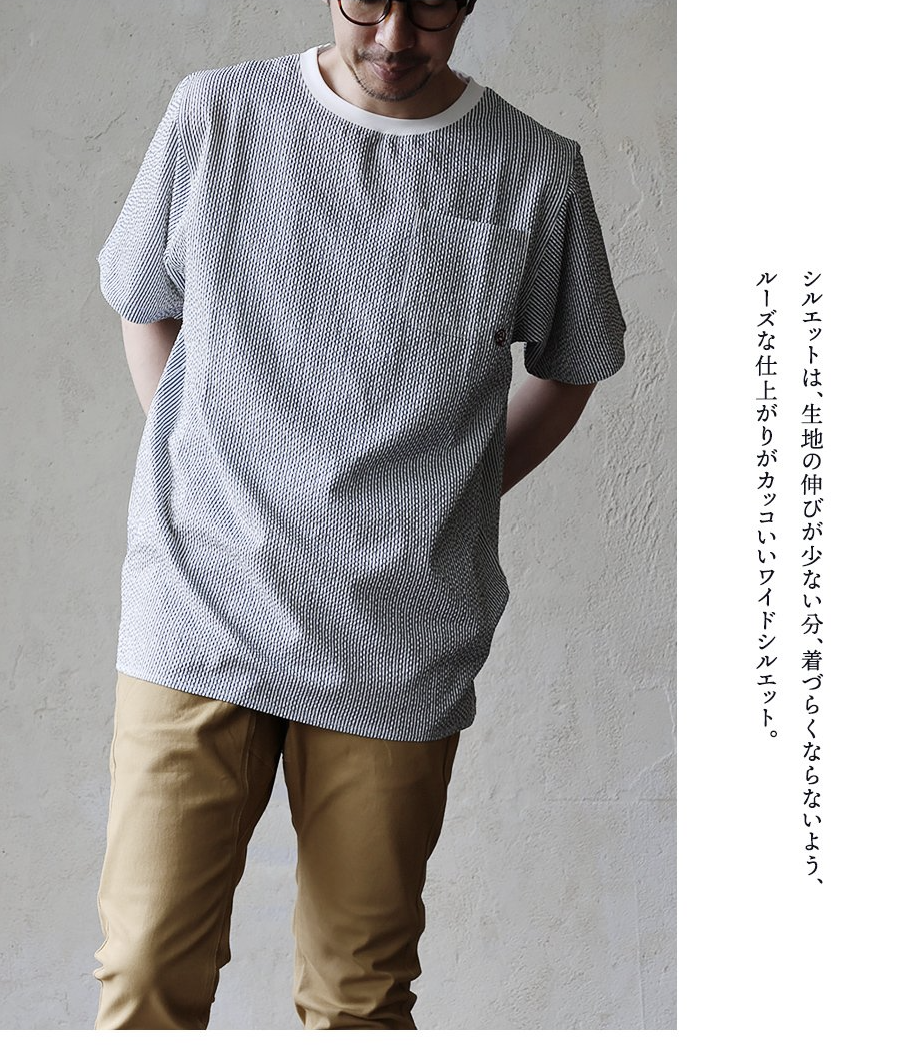 日本直送 Stretch Dry UV Cut Summer Light Thin Neat Skinny Pocket Tee HLY & CHOCCICO