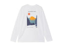 TNF Colored Hakf Dome Long Sleeve Tee - HLY & CHOCCICO