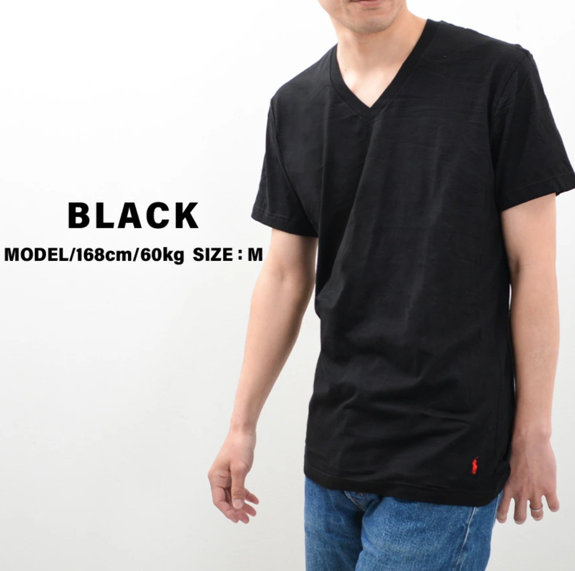 日本直送Polo Ralph Lauren V Neck T-Shirt R