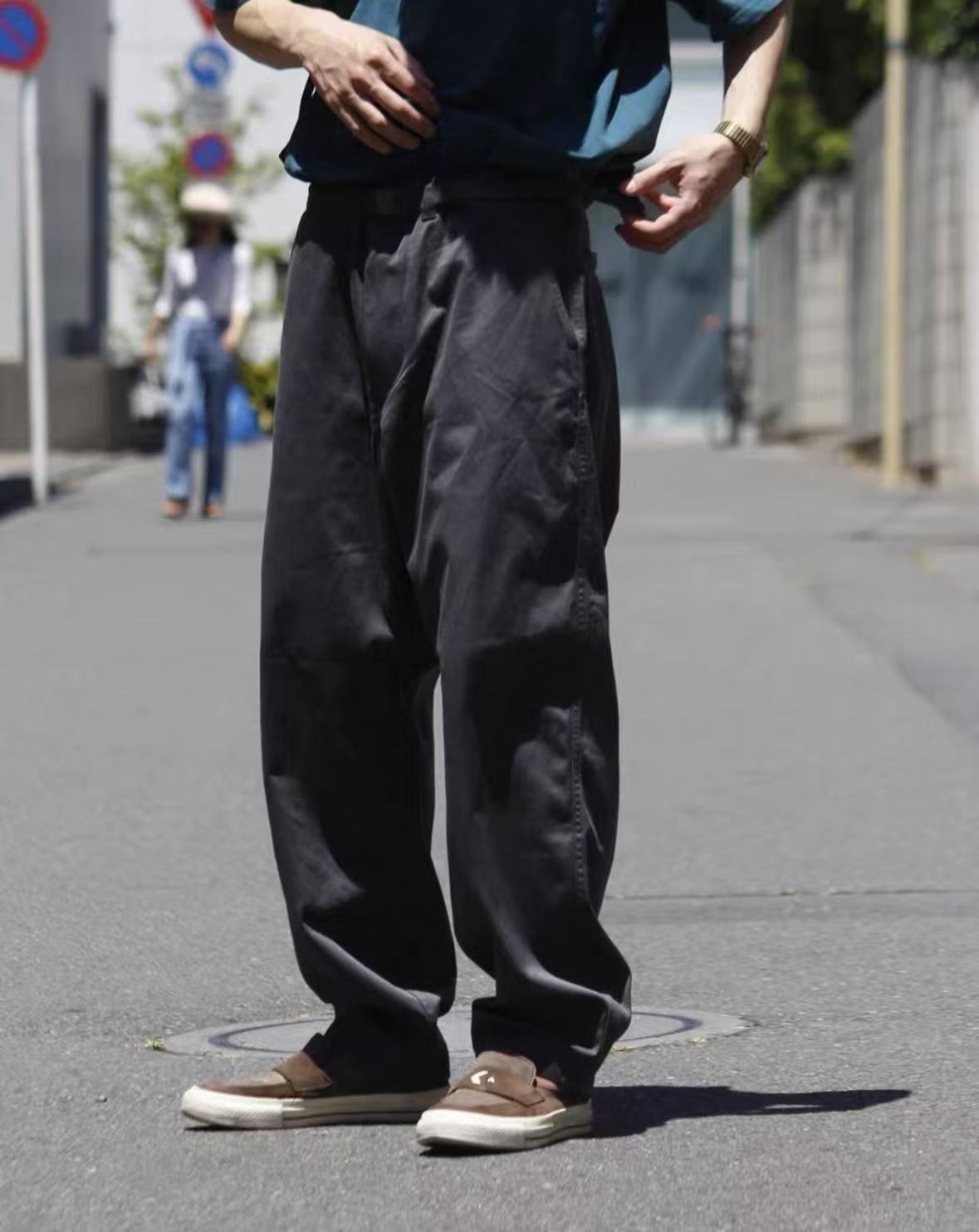 TNF PURPLE LABEL - Chino Wide Tapered Field Pants - NT5412N／NT5352N HLY & CHOCCICO