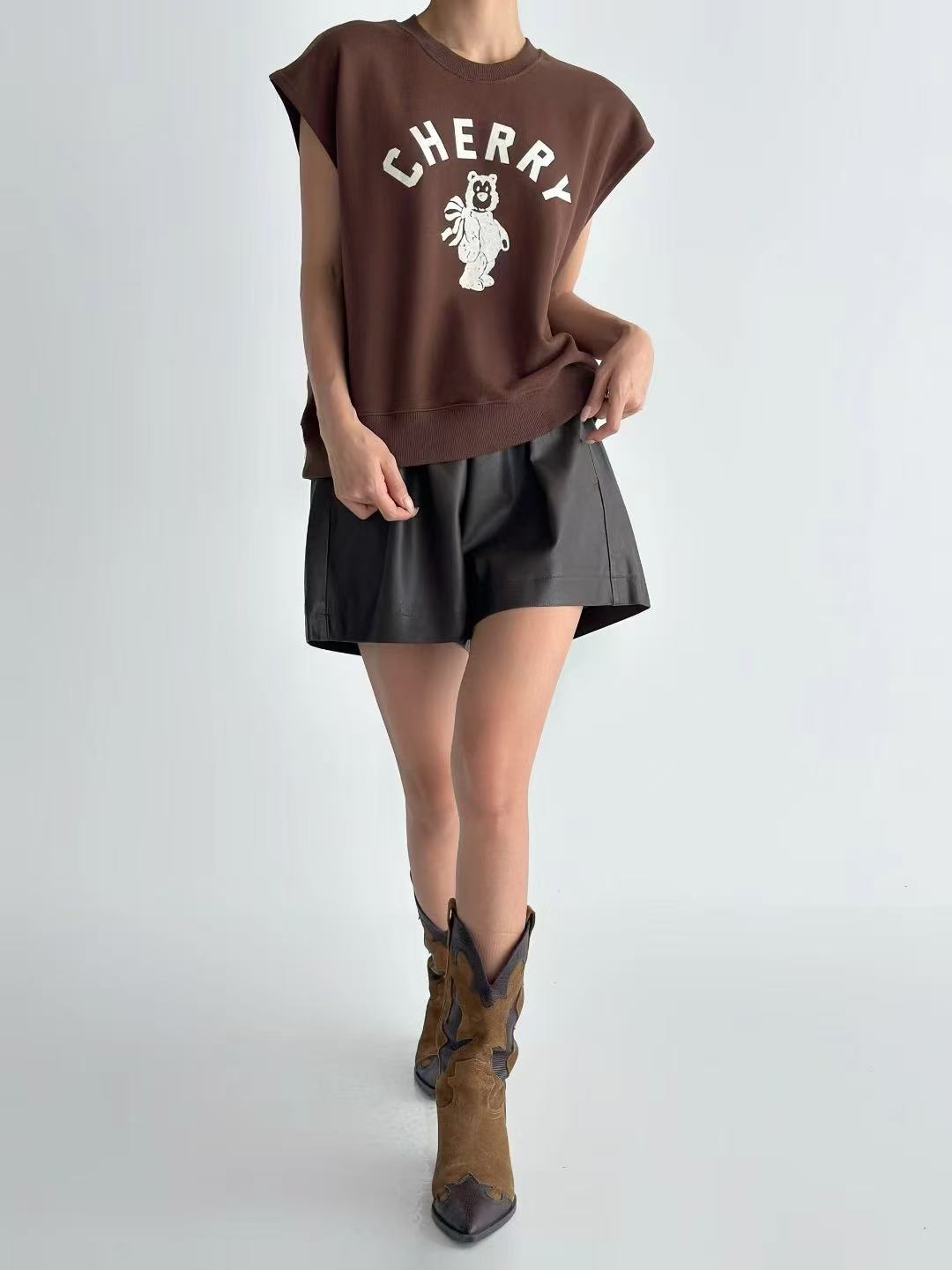 韓國直送Cherry Bear Tee