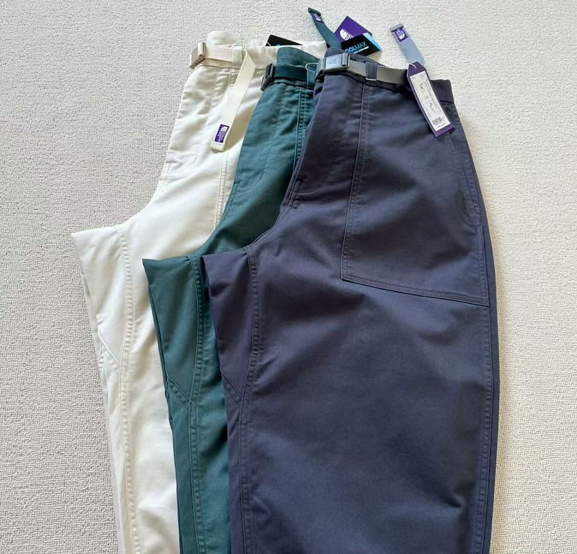 別注限定 紫標 THE NORTH FACE PURPLE LABEL Stretch Twill Wide Cropped Pants NT5320N HLY & CHOCCICO