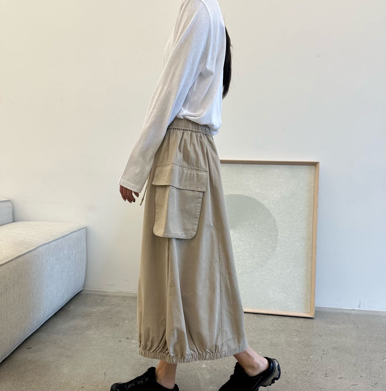 韓國直送Bread skirt