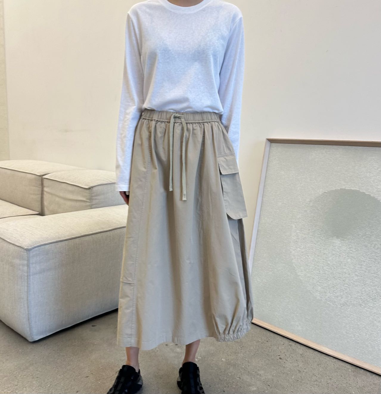韓國直送Bread skirt